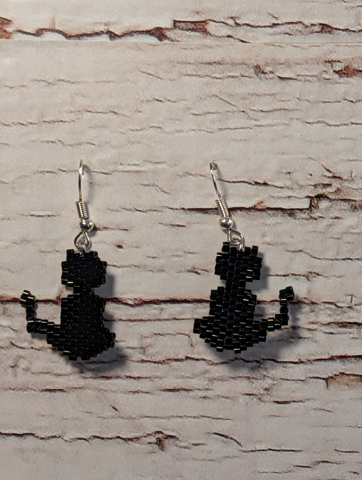 Boucles d'oreilles Pendantes — Chat Noir Silhouette