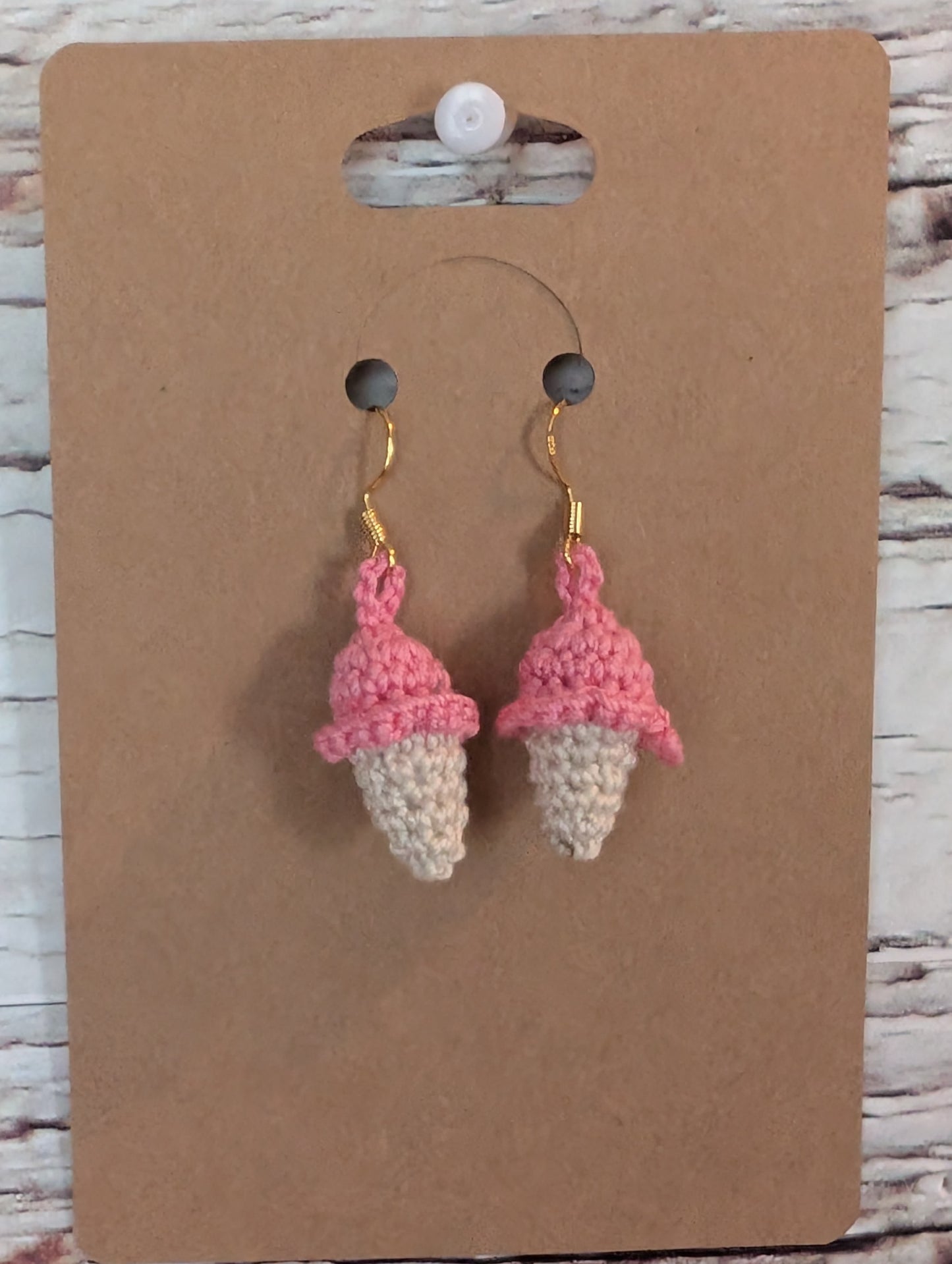 Boucles d'Oreille Cornet de Glace