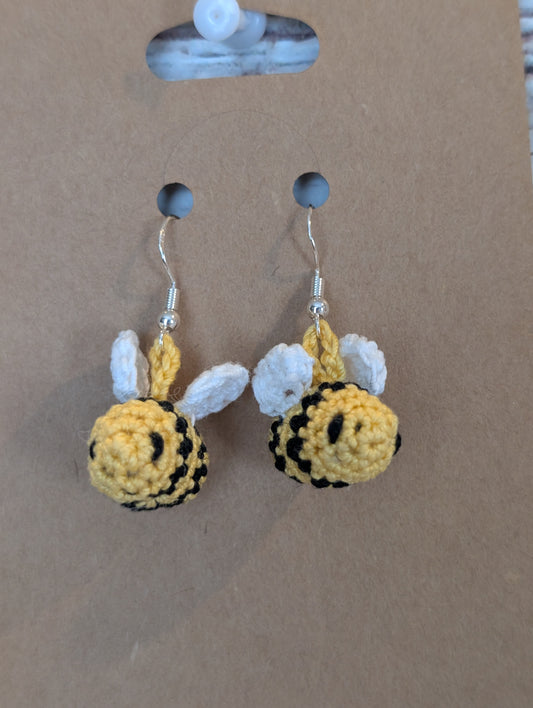 Boucle d'Oreille Abeille