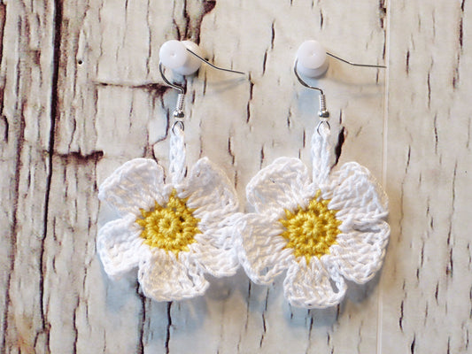 Boucle d'oreille Marguerite