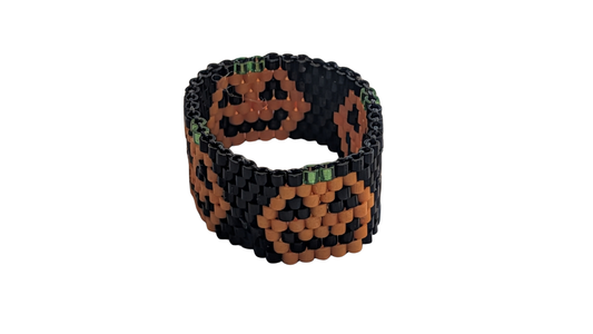 Bague Tissée Citrouille